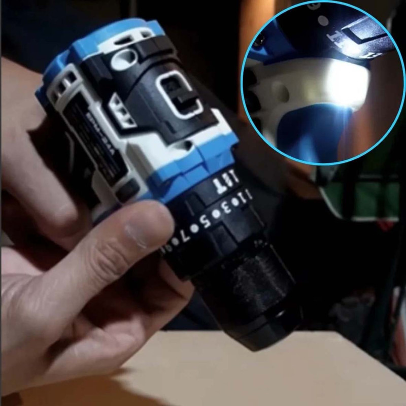 EMP-36A CORDLESS IMPACT DRILL 2 BATTERIES 4.0Ah 36V