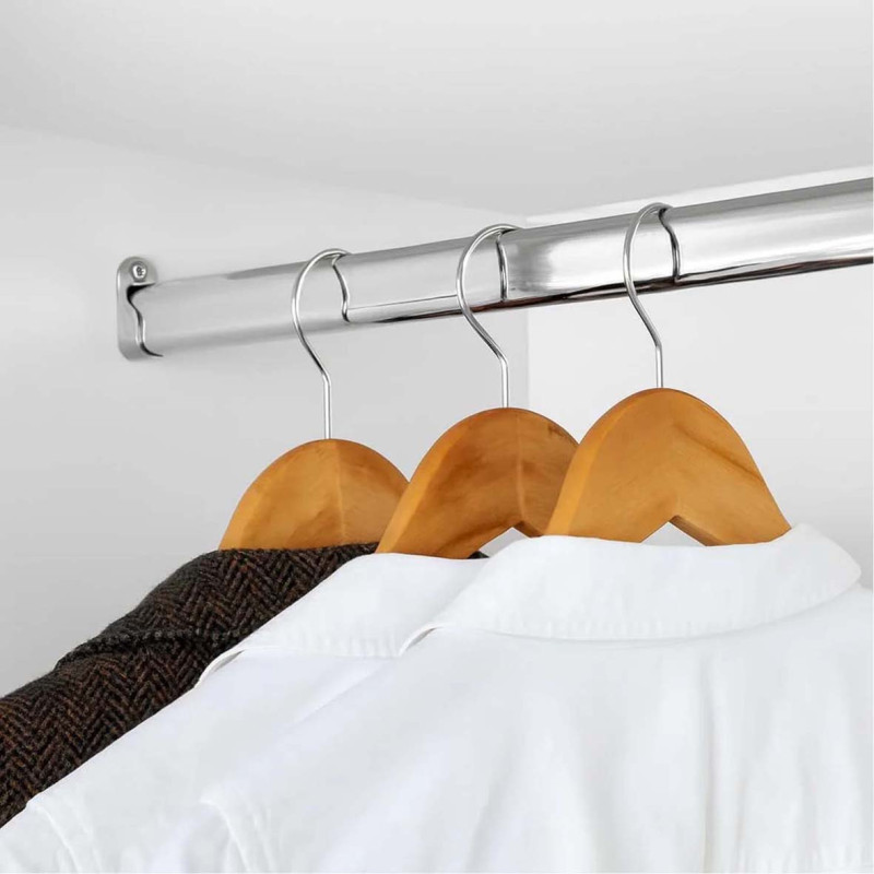 CHROME OVEL SHAPE SHAPE DECORATIVE PIPE 3 MTR