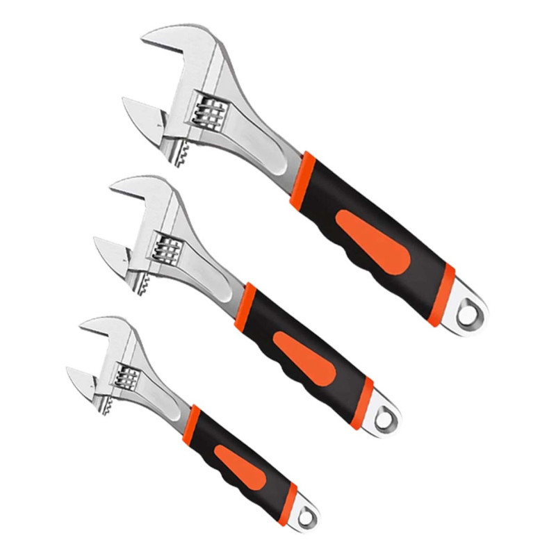 IT-41998 ADJUSTABLE WRENCH SET 6,8,10"