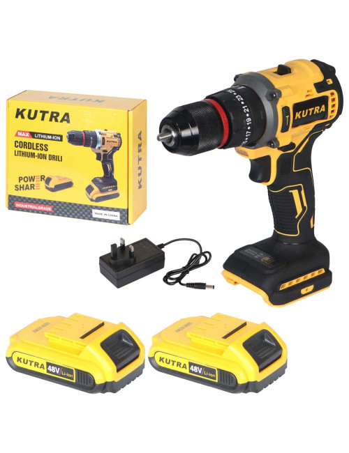 IT-41271 CORDLESS DRILL 2 BATTERIES 48V