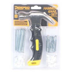 IT-42035 HAMMER & NAIL 36PC/SET