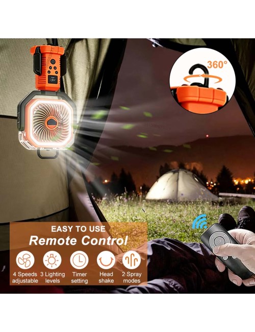 F30P PORTABLE OUTDOOR MIST FAN 2000mAh 15W