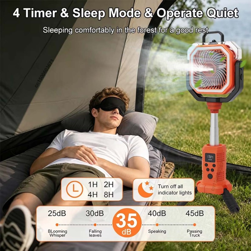 F30P PORTABLE OUTDOOR MIST FAN 2000mAh 15W