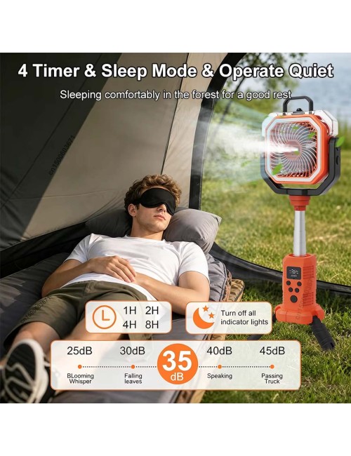 F30P PORTABLE OUTDOOR MIST FAN 2000mAh 15W