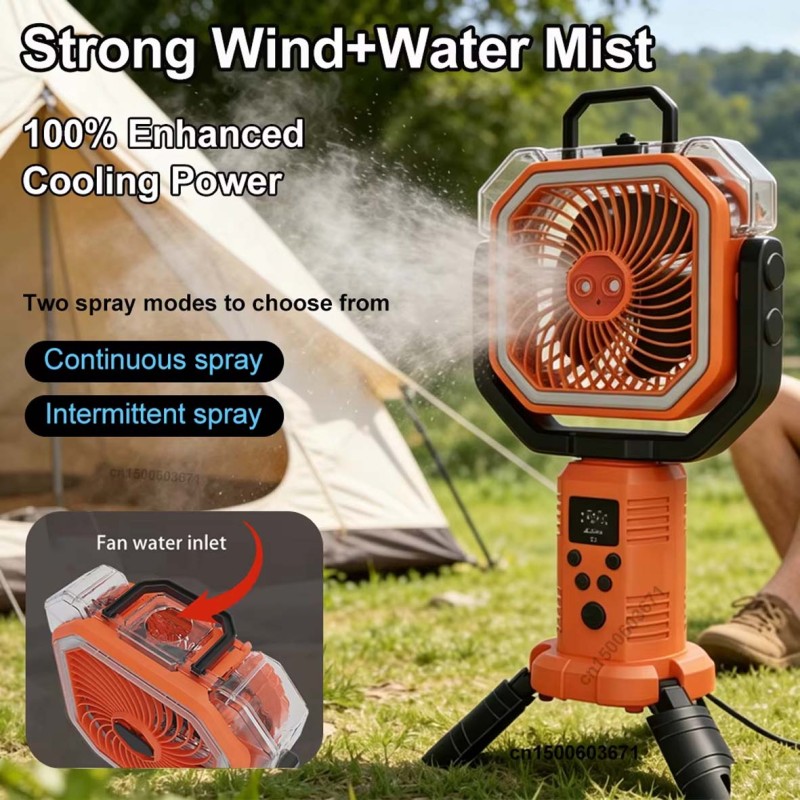 F30P PORTABLE OUTDOOR MIST FAN 2000mAh 15W