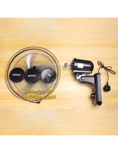 DENEX DX2558 WALL FAN 16'' 45W WITH ADJUSTABLE SPEED