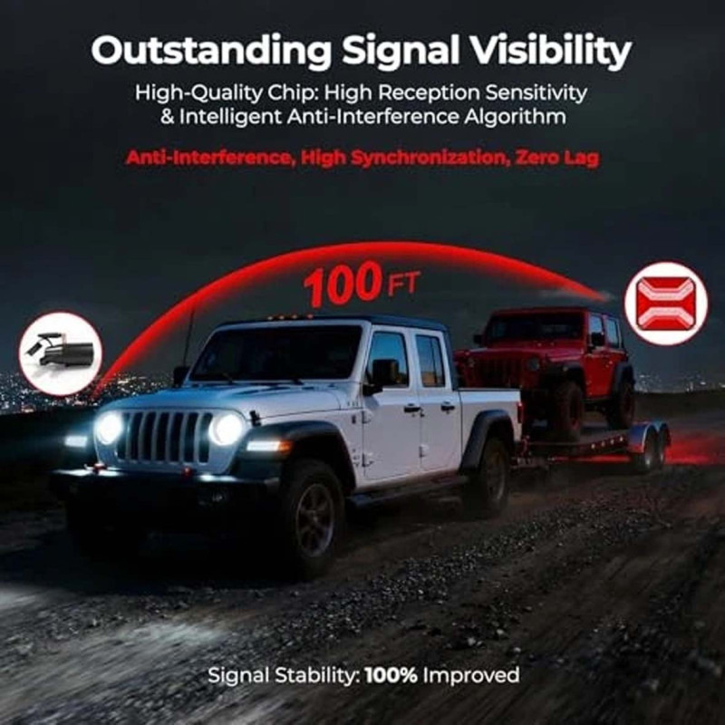 T22 WIRELESS TRAILER LIGHT KIT 6 FUNTION
