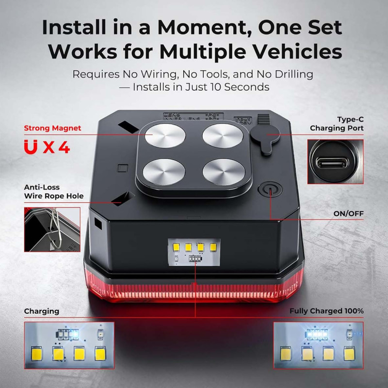 T22 WIRELESS TRAILER LIGHT KIT 6 FUNTION