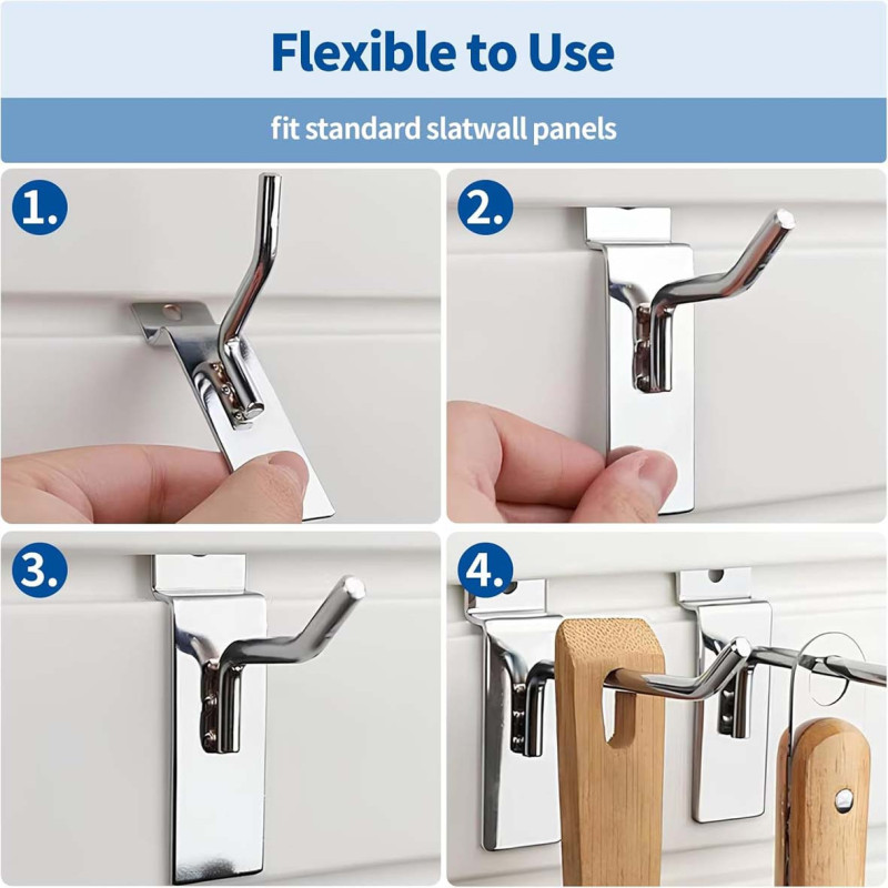 YL-H1-2 DISPLAY HOOK FOR WOOD MESH 2"