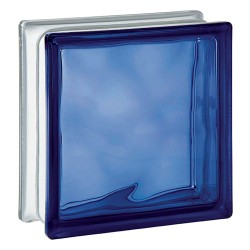 19×19×8 طابوق زجاجى ازرق مضلع اطار غامق