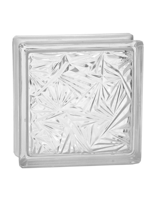19×19×8 طابوق زجاجى شفاف جواهر