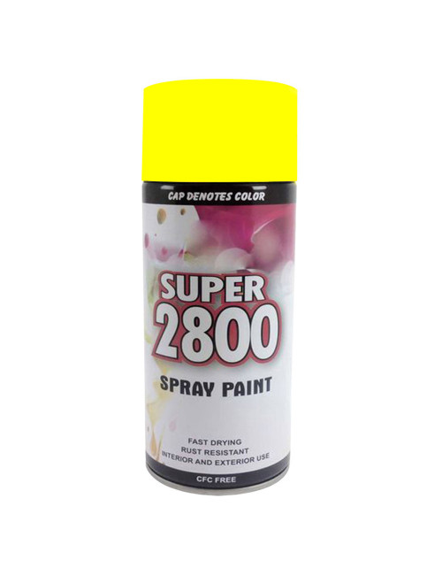 SUPER 2800 NORMAL SPRAY PAINTS 28 CANARY YELLOW 220GR 1X12