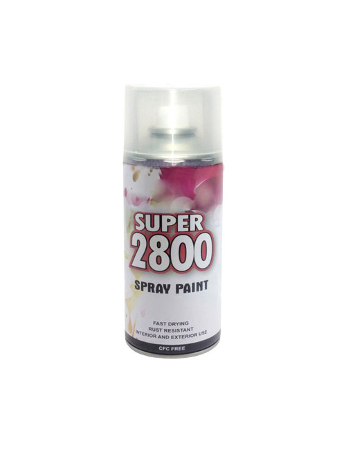 SUPER 2800 NORMAL SPRAY PAINTS CL1 CLEAR LACQUER 220GR 1X12