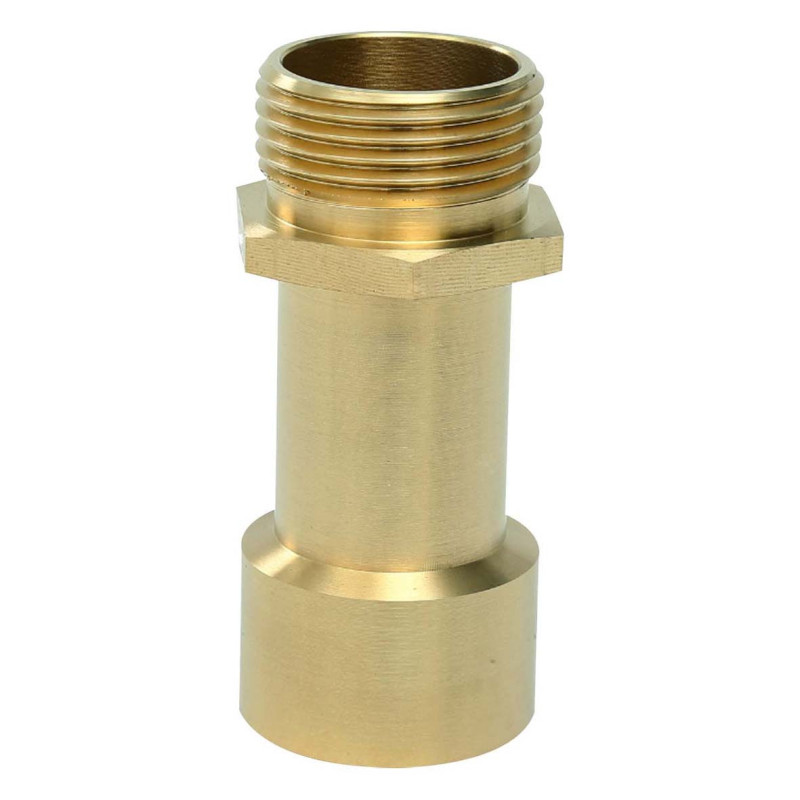 BRASS LONG NOSE ADAPTOR 1"