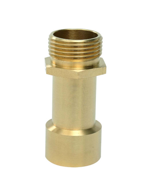 BRASS LONG NOSE ADAPTOR 1"