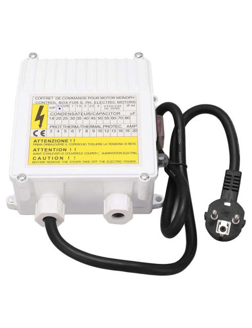 ELECTRIC CONTROL BOX 0.5/0.75/1.0/1.5/2.0/3.0 HP - CHN