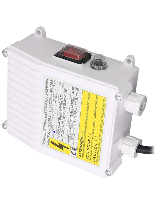 ELECTRIC CONTROL BOX 0.5/0.75/1.0/1.5/2.0/3.0 HP - CHN