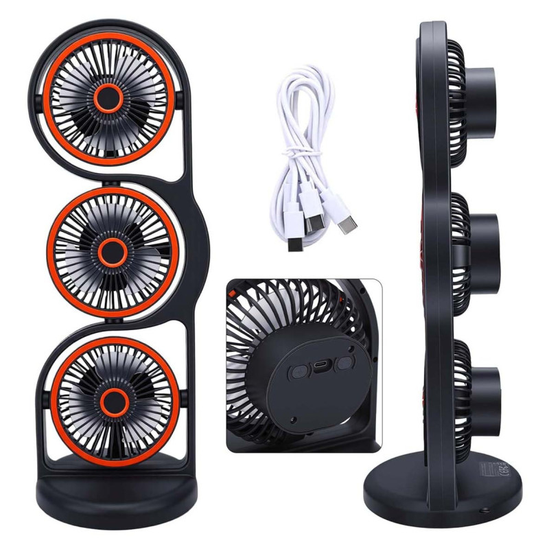 F17 THREE HEAD FAN 360