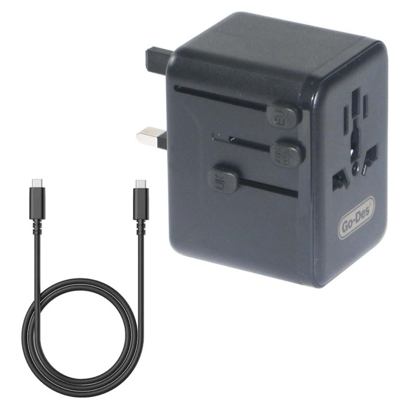 GD-B663 شاحن سفر عام PD + QC3.0