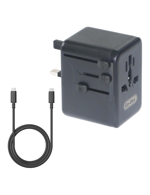 GD-B663 شاحن سفر عام PD + QC3.0