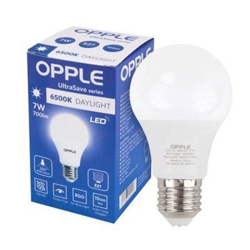 LED-BULB-US-A60-E27-7W-6500K-CT-DZ لمبة اوبل 7 وات ابيض