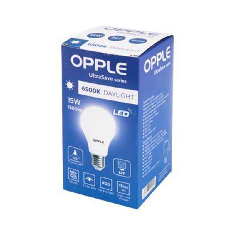 LED-BULB-US-A70-E27-15W-6500K-CT-DZ لمبة اوبل 15 وات ابيض