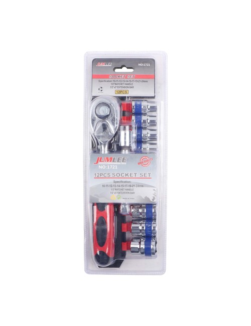 JUMLEE 1721 SOCKET WRENCH 1/2" 12 PCS/SET