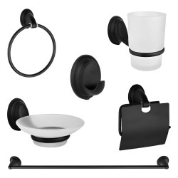 HIGHT QUALITY طقم اكسسوارات حمام اسود