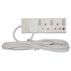 S+L CONT EXTENSION SOCKET BOARD 3 WAY 5 MTR