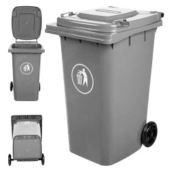 YY-360 DUSTBIN 360 LTR GREY