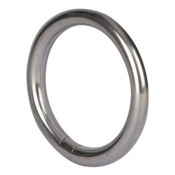 STAINLESS STEEL ROUND RING 10 x 60 MM