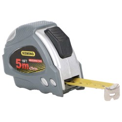KM-A571 PLASTIC MEASURING TAPE GREY 5 MTR x 25 MM