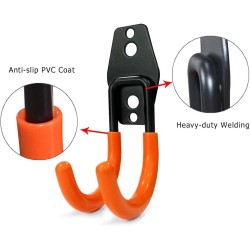 2167 WALL MOUNTED DOUBLE GARAGE STORAGE HOOK 2.6*1.4*4.5