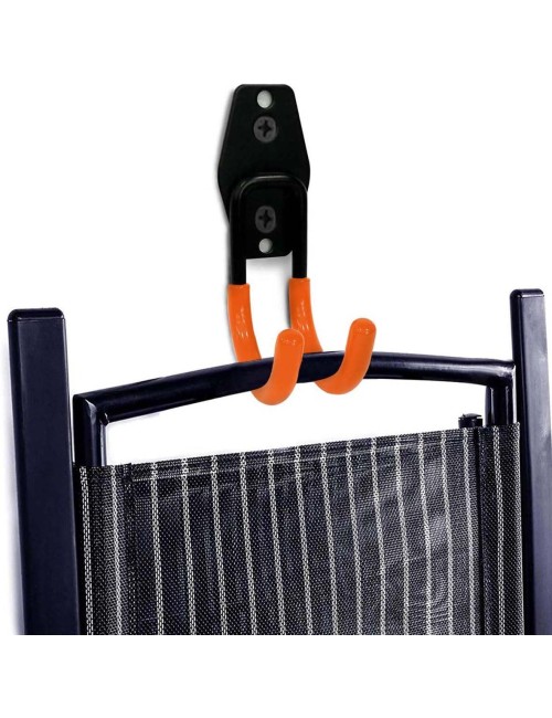2167 WALL MOUNTED DOUBLE GARAGE STORAGE HOOK 2.6*1.4*4.5