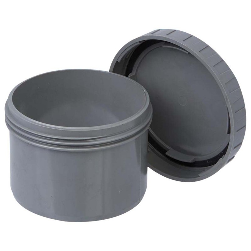 PIPE CAP WITH THREAD 4"