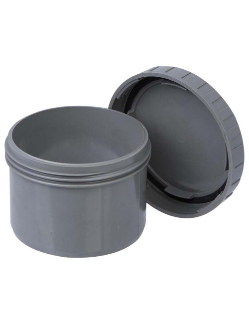 PIPE CAP WITH THREAD 4"