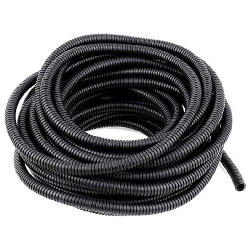 TN 29 UVS-PVC COATED هوز فليكسبل اسود مجلفن فولاذ