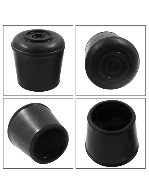 TABLE LEG CAP BLACK 25 MM H.D.