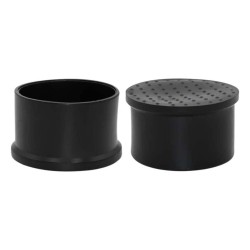 TABLE LEG CAP BLACK 40 MM H.D.