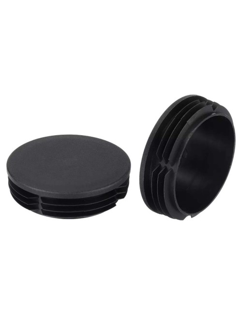 ROUND PLASTIC INSERT TUBE BLACK 50x50 MM