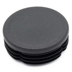 ROUND PLASTIC INSERT TUBE BLACK 50x50 MM