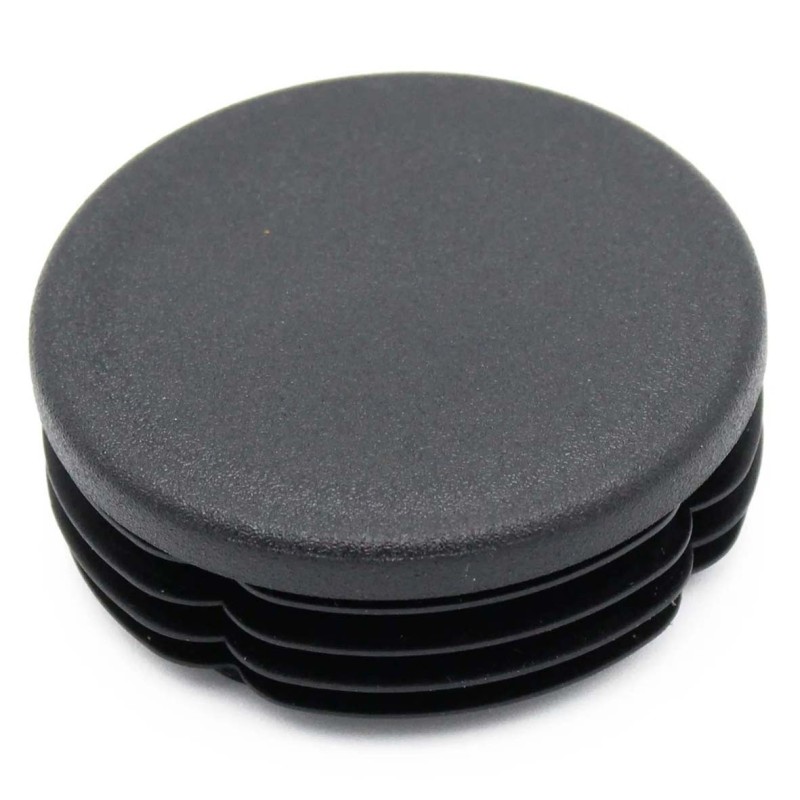 ROUND PLASTIC INSERT TUBE BLACK 50x50 MM