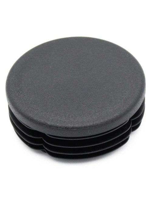 ROUND PLASTIC INSERT TUBE BLACK 50x50 MM