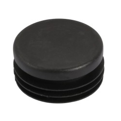 ROUND PLASTIC INSERT TUBE BLACK 80x80 MM