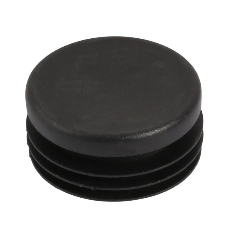 ROUND PLASTIC INSERT TUBE BLACK 80x80 MM