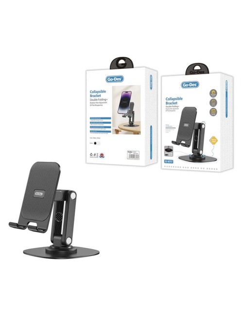 HD757 PORTABLE FOLDABLE 360 ROTATING PHONE STAND