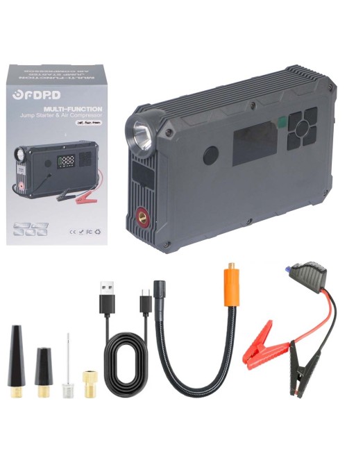 JPM8 MULTI-FUNCTIONAL START BATTERY WITH AIR COMPRESSOR