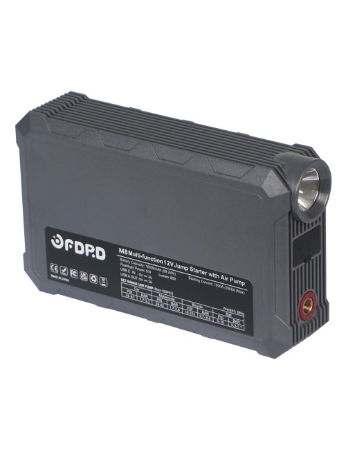 JPM8 MULTI-FUNCTIONAL START BATTERY WITH AIR COMPRESSOR