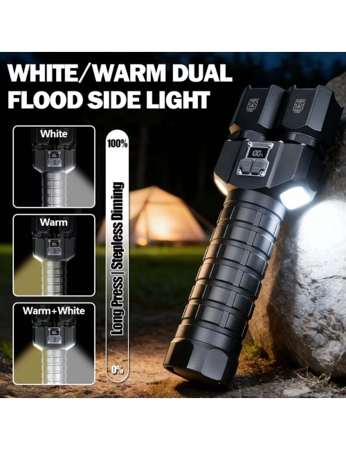 COBA CB-2508 TORCH RECHARGEABLE LED FLASH LIGHT 300M