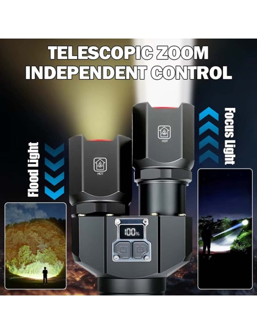 COBA CB-2508 TORCH RECHARGEABLE LED FLASH LIGHT 300M
